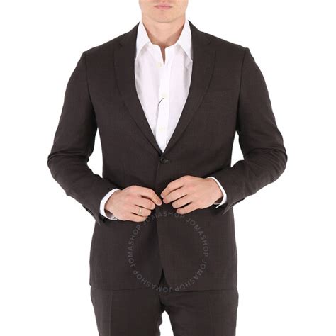 puppytooth burberry suit|BURBERRY Men's Dark Brown Slim Fit Puppytooth Check Wool .